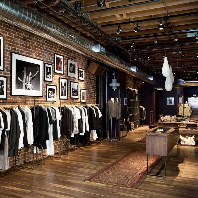 طراحی دکوراسیون زیبا برای بوتیک و پوشاک زنانه